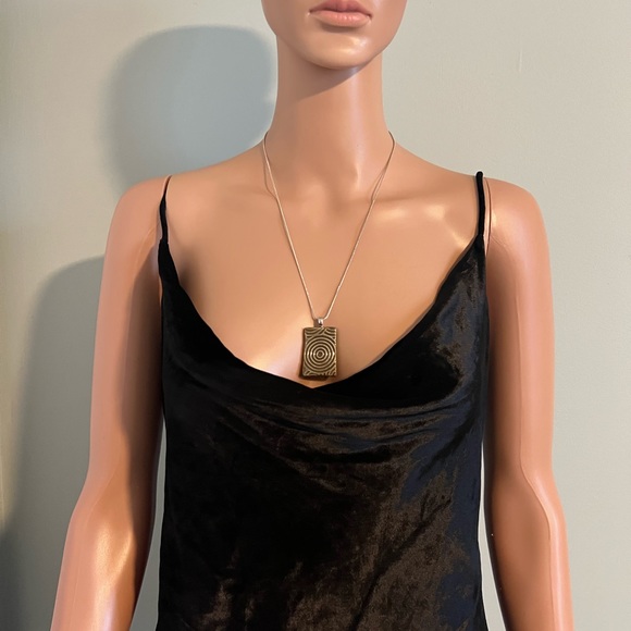 Rebecca Vallance Womens Velvet Midi Dress, Black, 8 - Picture 5 of 14